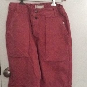 Nwt Free people cargo red raspberry pants